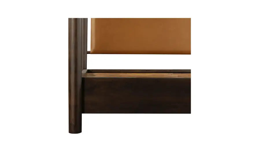 Devin Bed King Brown