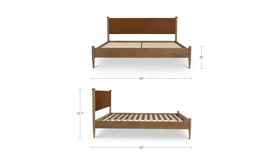 Crosby Queen Bed Brown