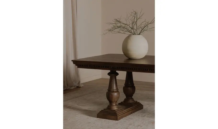 Everson Dining Table Brown