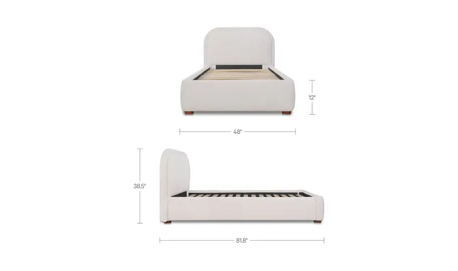 Colin Twin Bed Oatmeal