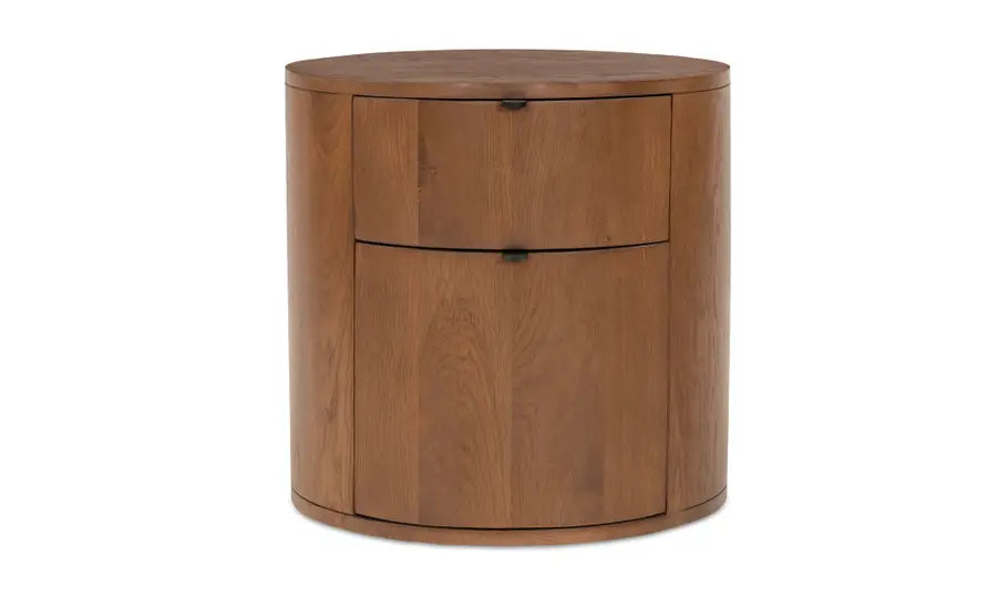 Theo 2 Drawer Nightstand Brown