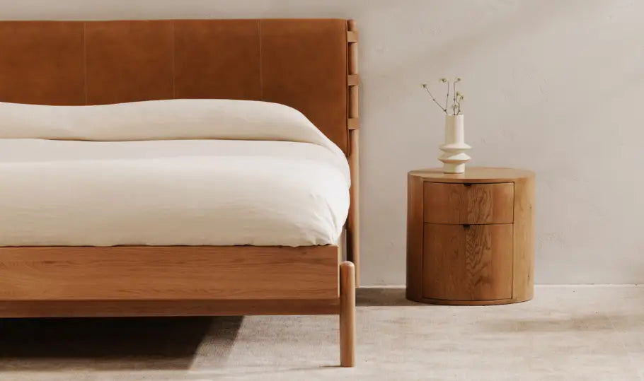 Theo 2 Drawer Nightstand Natural