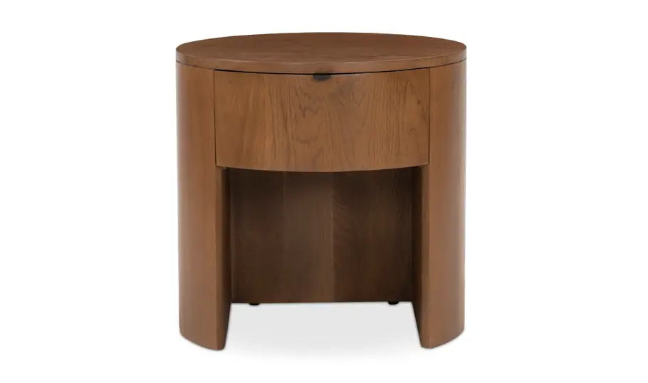 Theo 1 Drawer Nightstand Brown