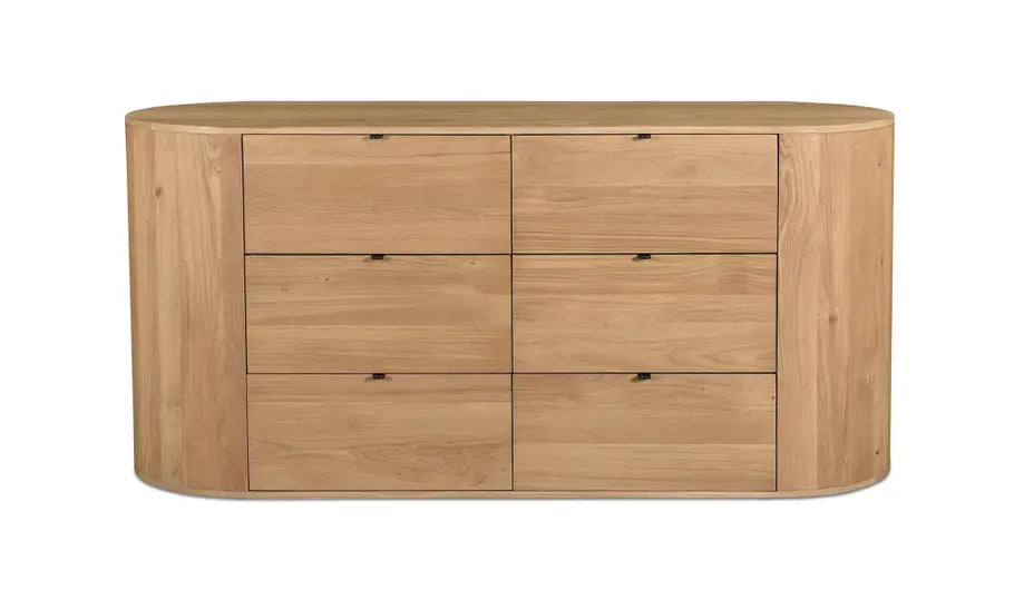 Theo 6 Drawer Dresser Natural