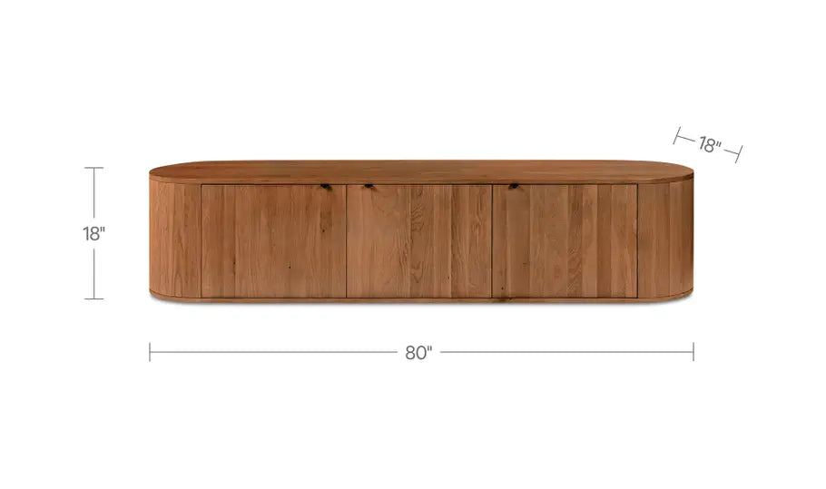 Theo Media Bench Brown