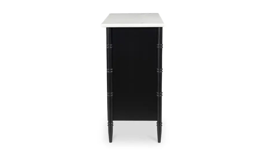 Eleanor 5 Drawer Chest Black