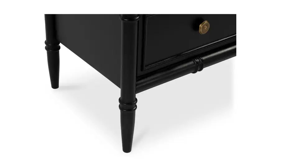 Eleanor 6 Drawer Dresser Black