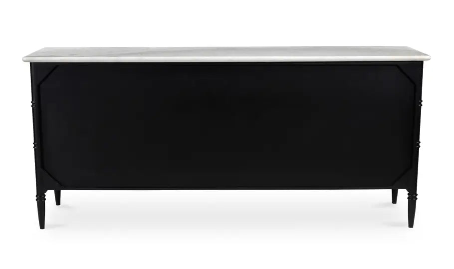 Eleanor 6 Drawer Dresser Black