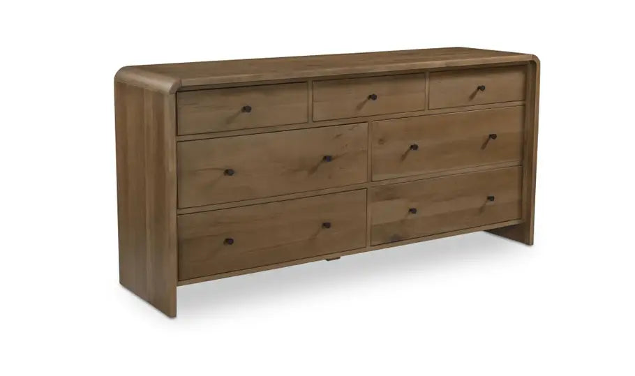 Riley 7 Drawer Dresser Oak