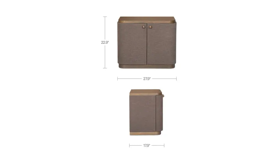 Simone Nightstand Brown