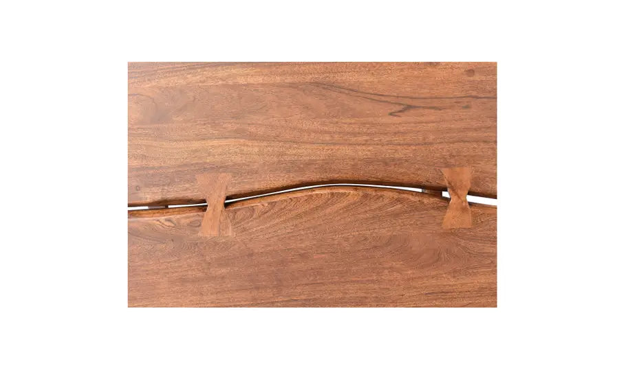 Madagascar Platform Bed King Brown