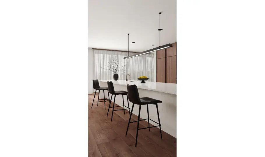Alibi Bar Stool Matte Black - Set of Two