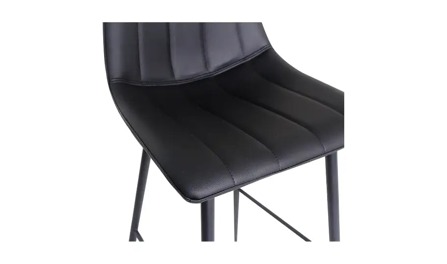 Alibi Bar Stool Matte Black - Set of Two