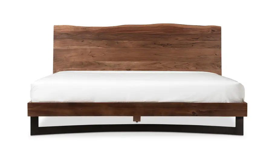 Bent King Size Bed Brown
