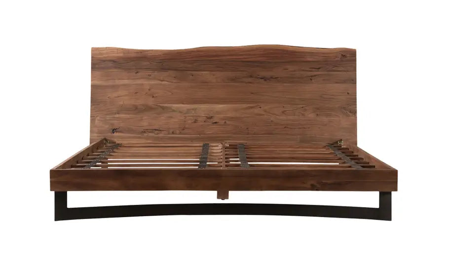 Bent King Size Bed Brown