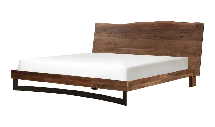 Bent King Size Bed Brown