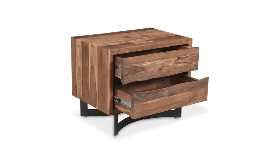Bent Nightstand Brown