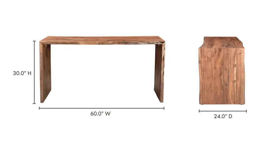 Tyrell Desk Natural Brown