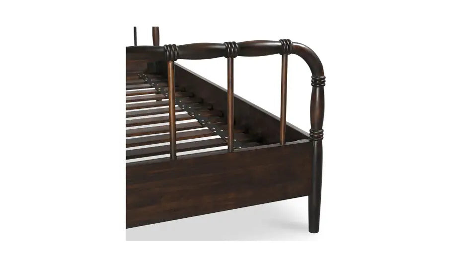 Vivian Queen Bed Dark Brown