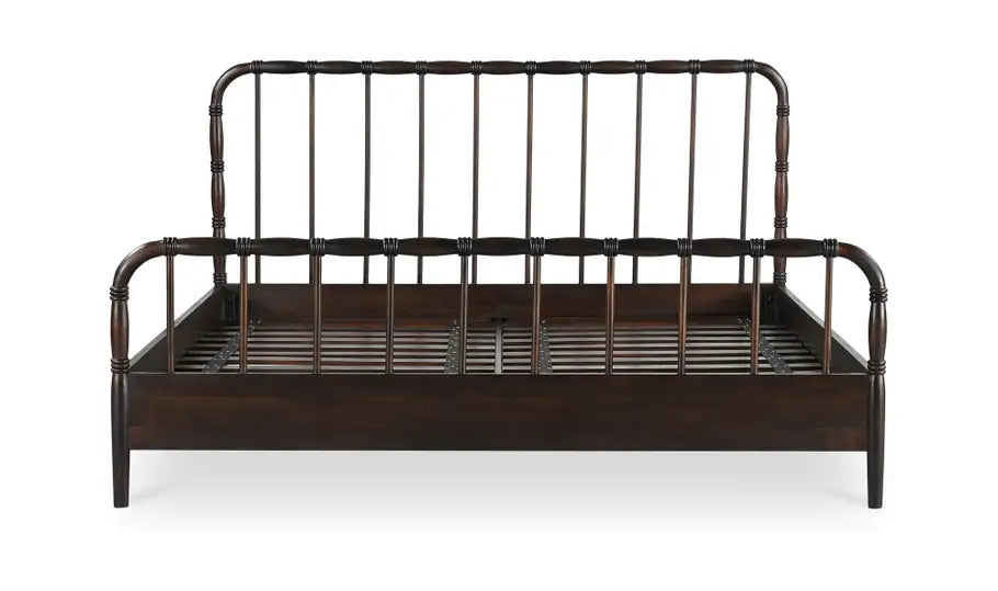 Vivian Queen Bed Dark Brown