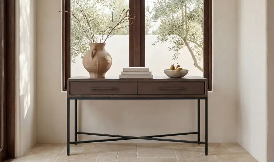 Mako Console Table Brown