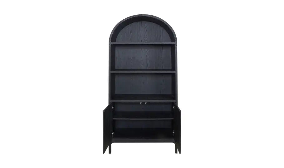 Wilde Display Cabinet Black Oak