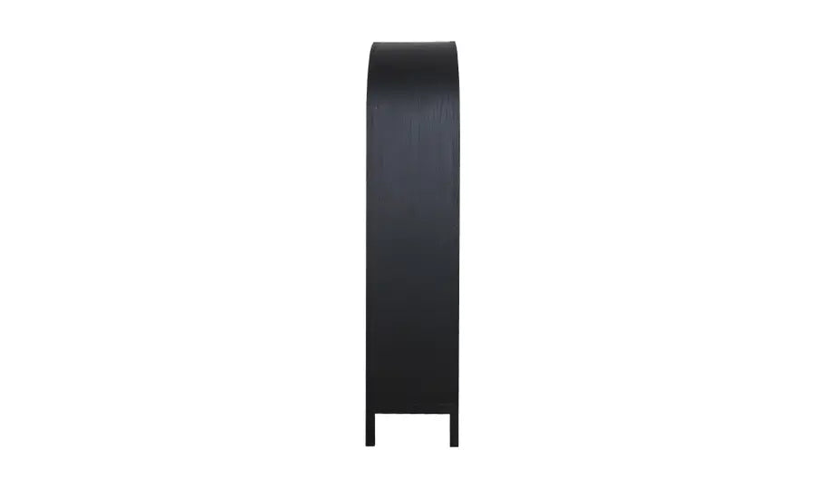 Wilde Display Cabinet Black Oak