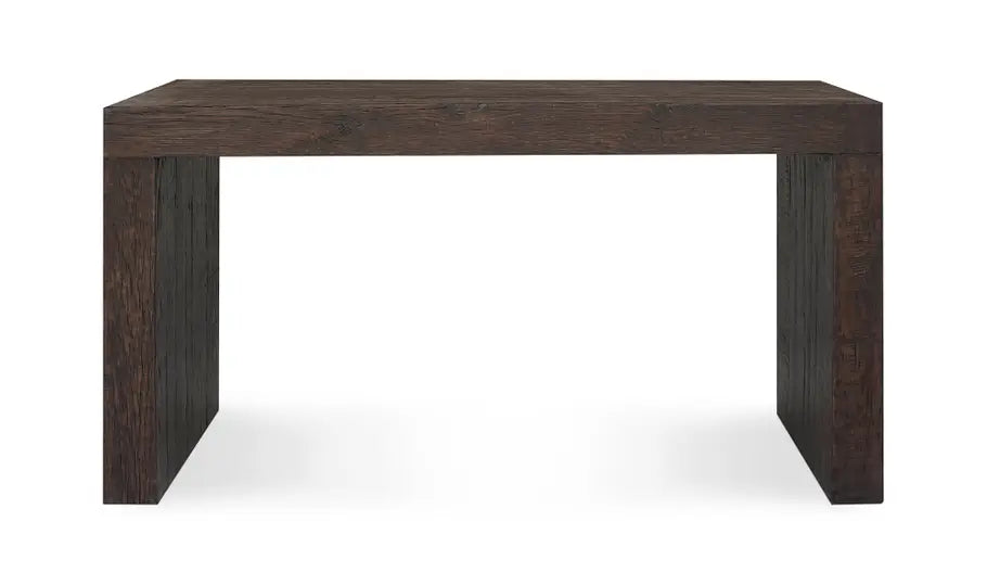 Evander Console Table Rustic Brown