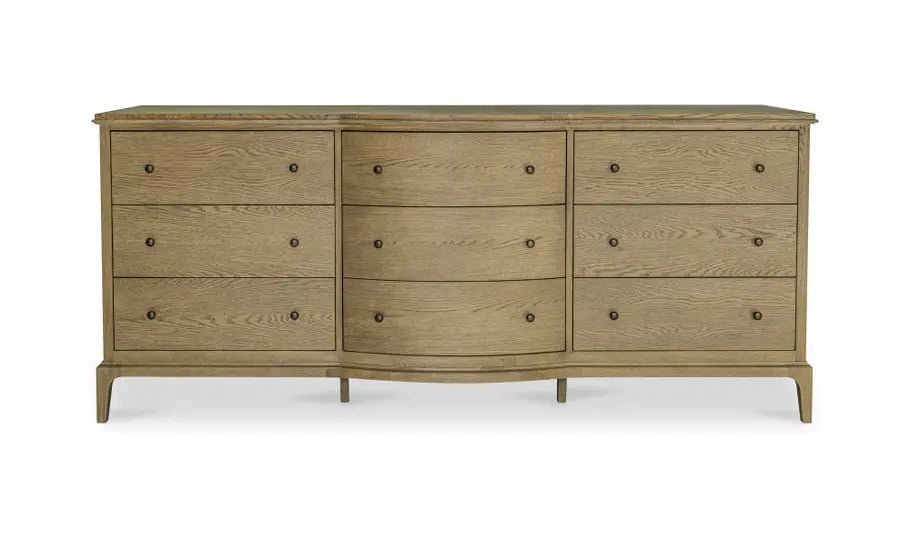 Sadie 9 Drawer Dresser Brown