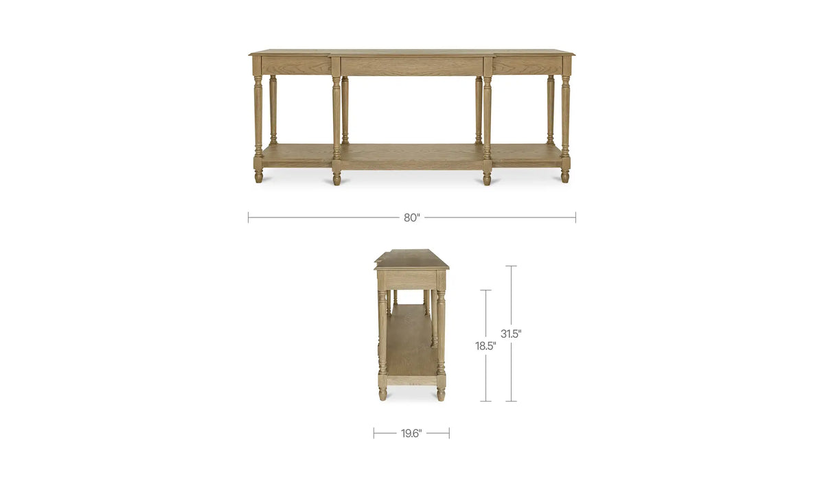 Martha Console Table Brown