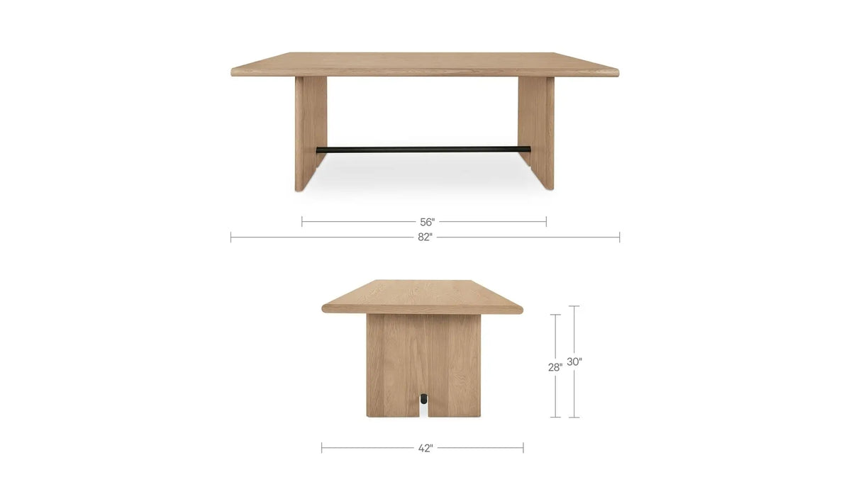 Madison Dining Table Natural
