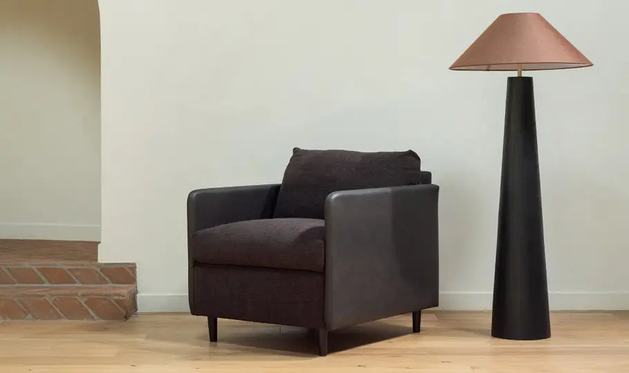 Teller Accent Chair Warm Black