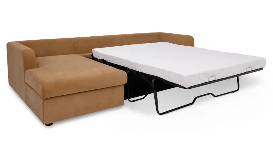 Burrow Sleeper Sectional With Storage Chaise Ginger