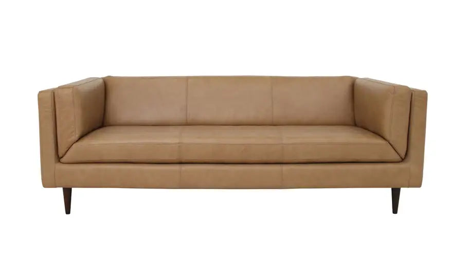 Woods Sofa Tan Leather