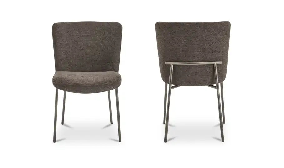 Early Dining Chair Dark Brown-Set Of Two