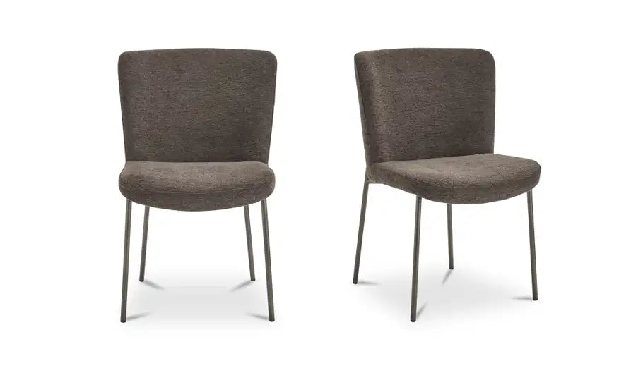 Early Dining Chair Dark Brown-Set Of Two