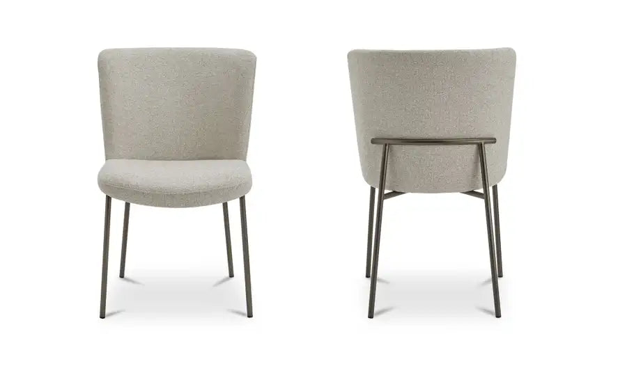 Early Dining Chair Beige-Set Of Two