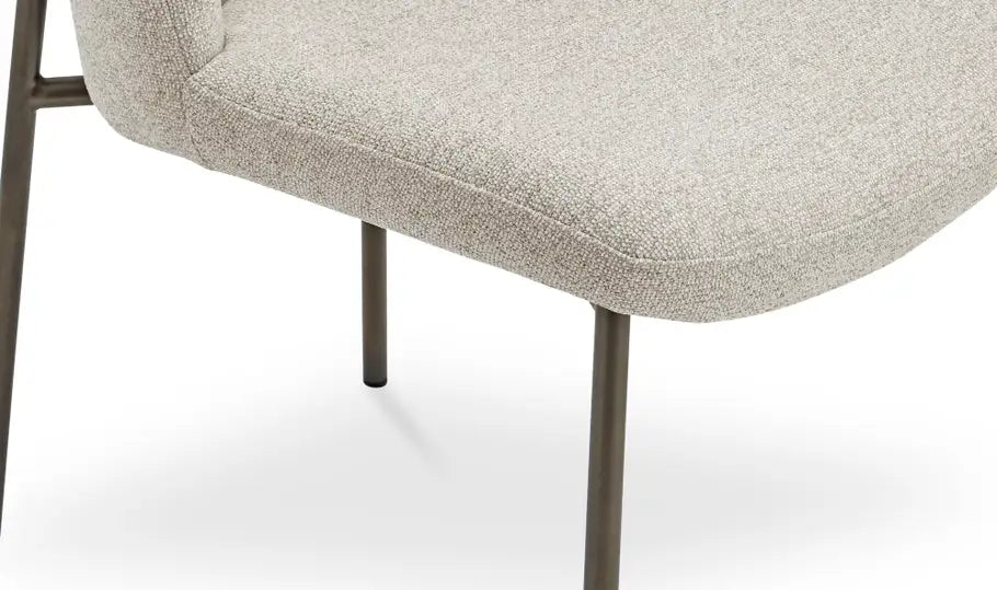 Early Dining Chair Beige-Set Of Two