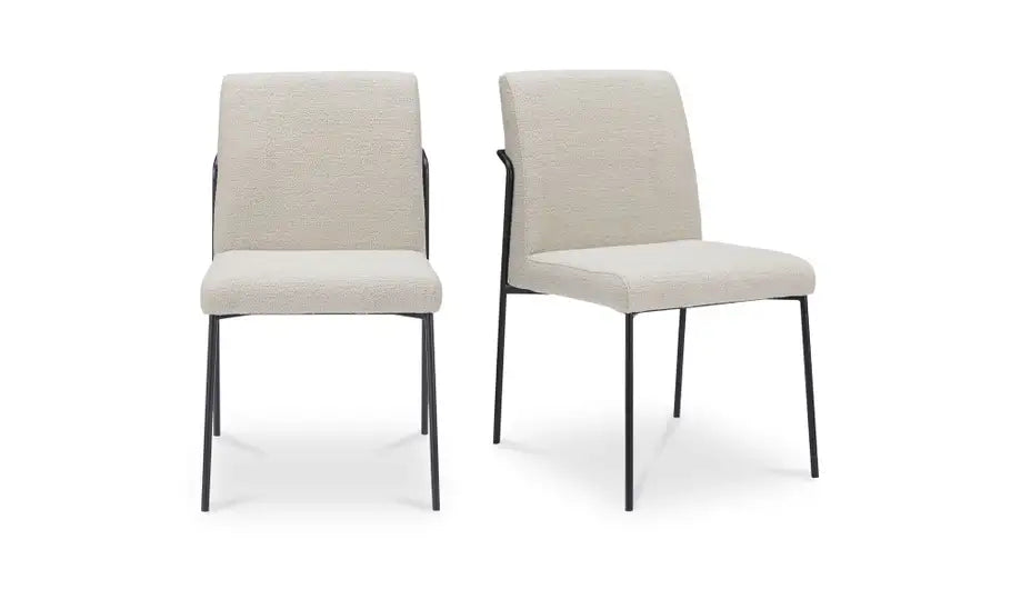 Danny Dining Chair Ivory Set of Two