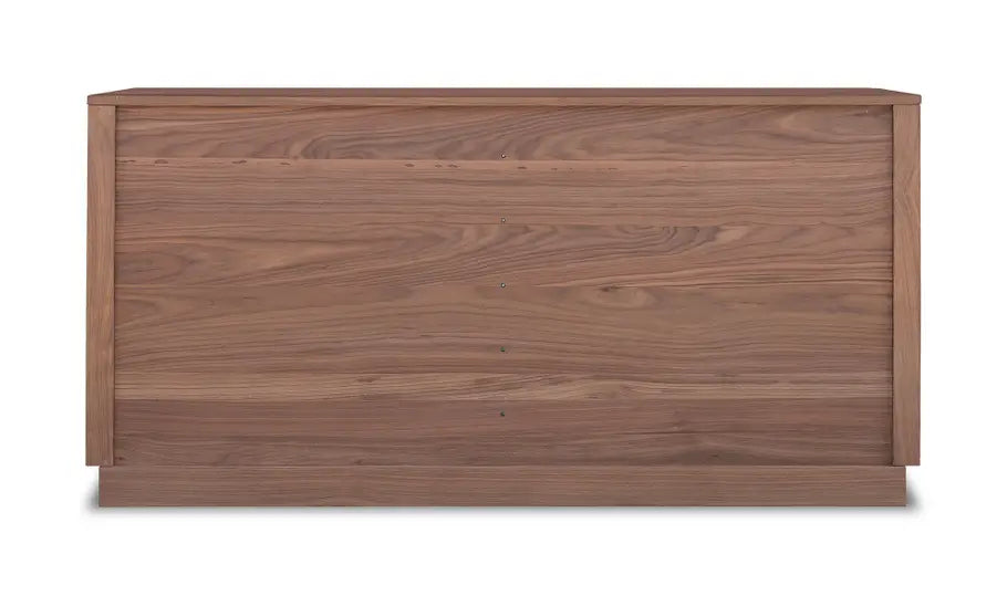 Round Off Dresser Walnut Brown