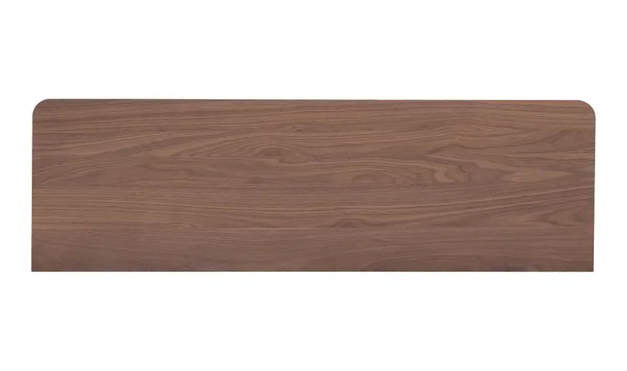 Round Off Dresser Walnut Brown