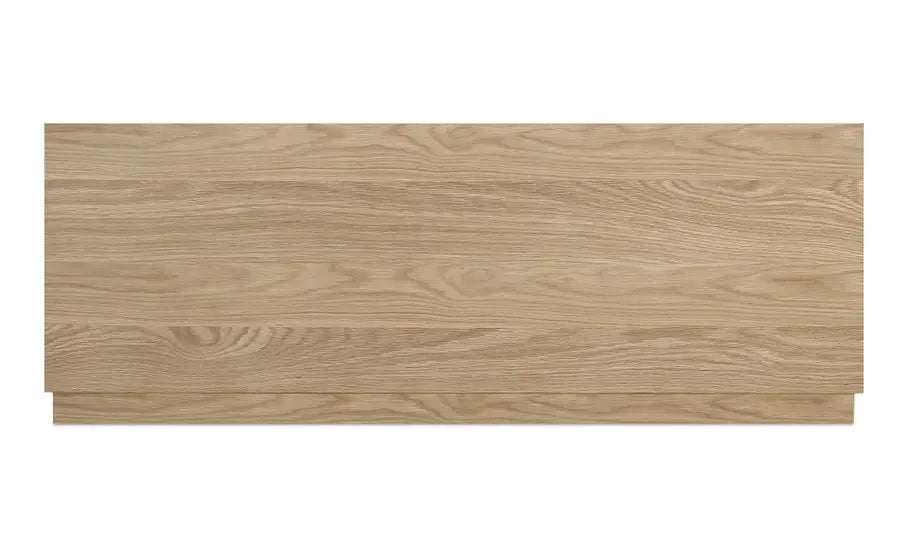 Round Off King Bed Light Oak Brown