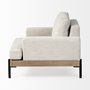 Colburne Arm Chair Linen Beige Fabric