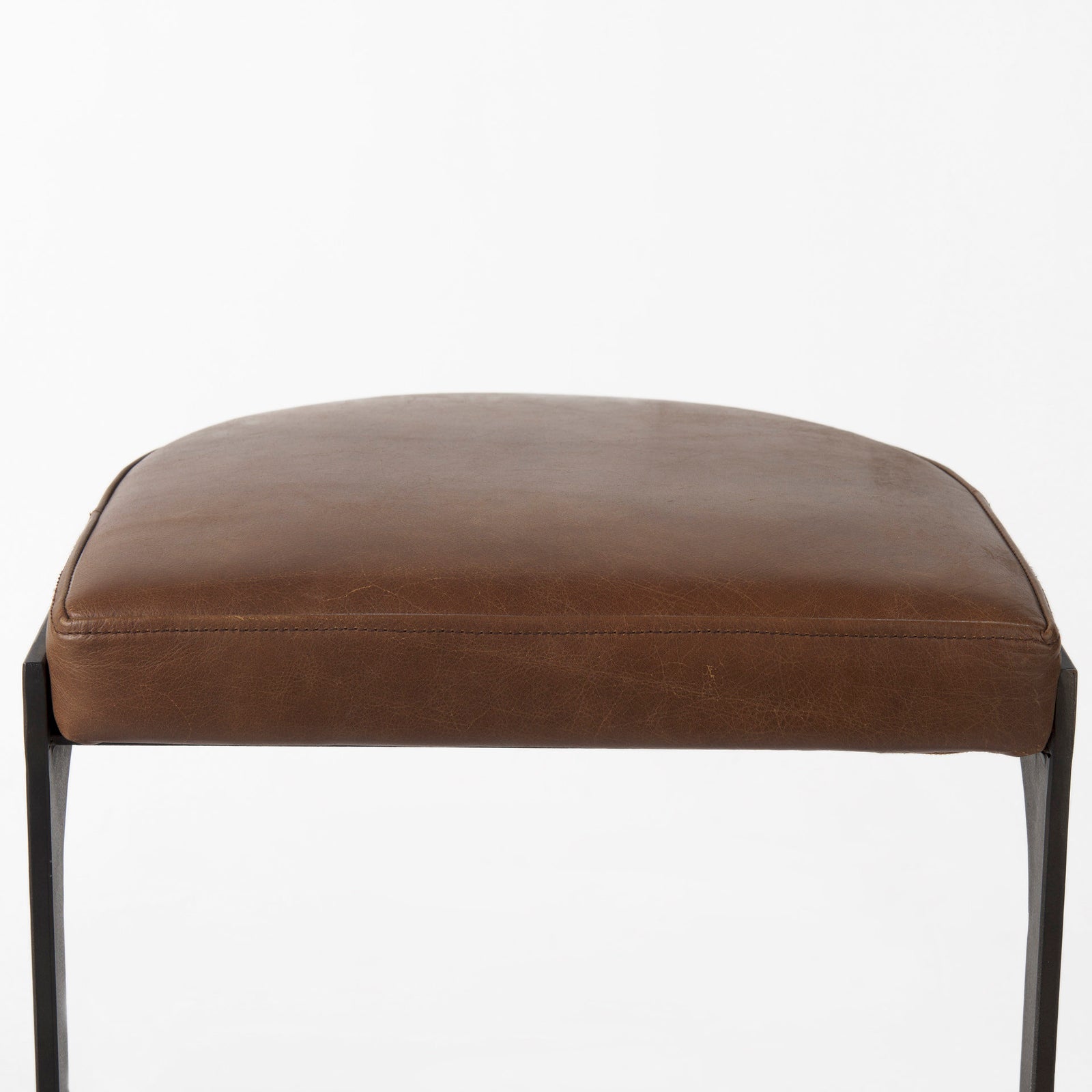 Tyson Counter/Bar Stool- Brown Leather