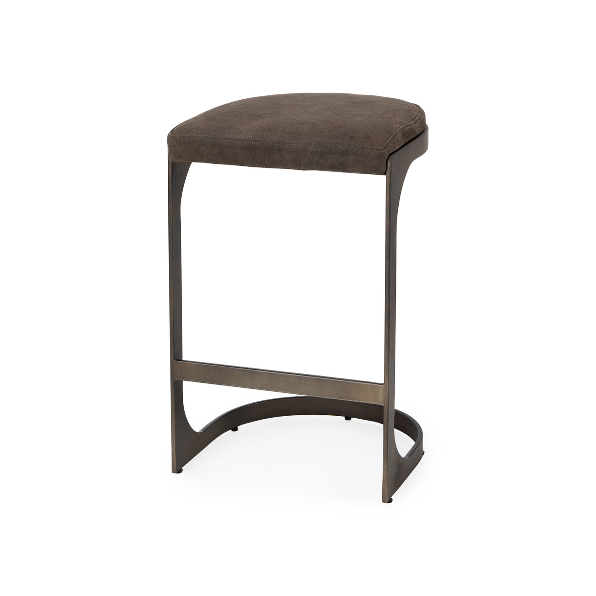 Tyson Counter/Bar Stool- Grey Suede