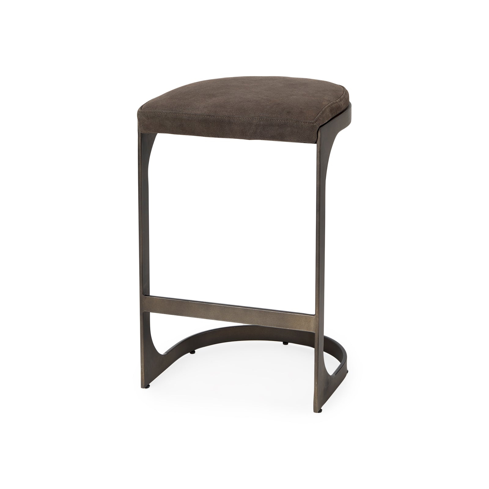 Tyson Counter/Bar Stool- Grey Suede