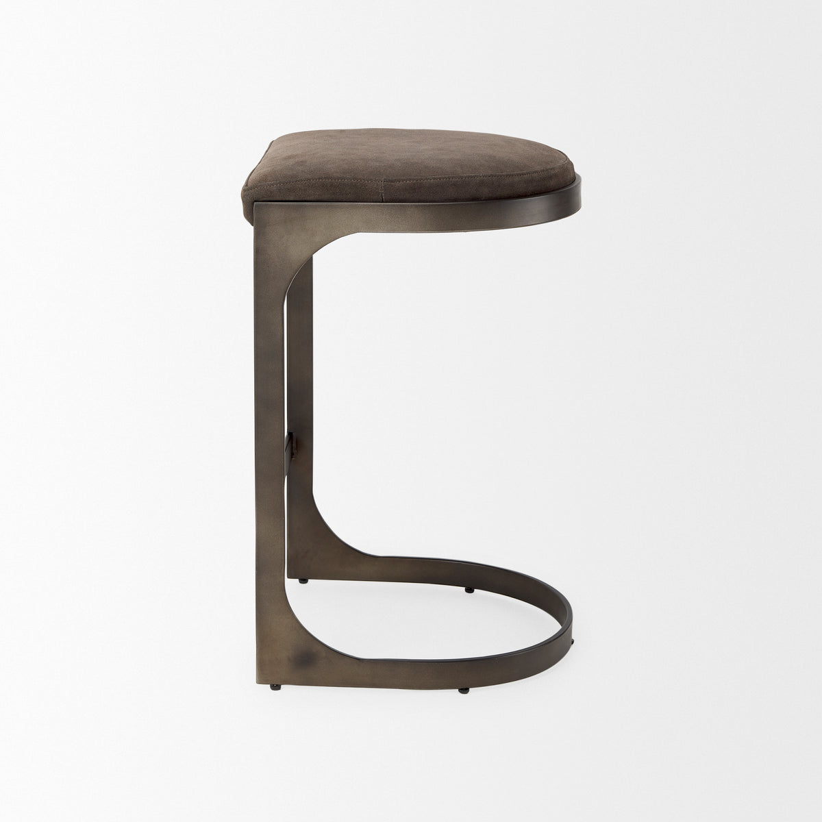 Tyson Counter/Bar Stool- Grey Suede