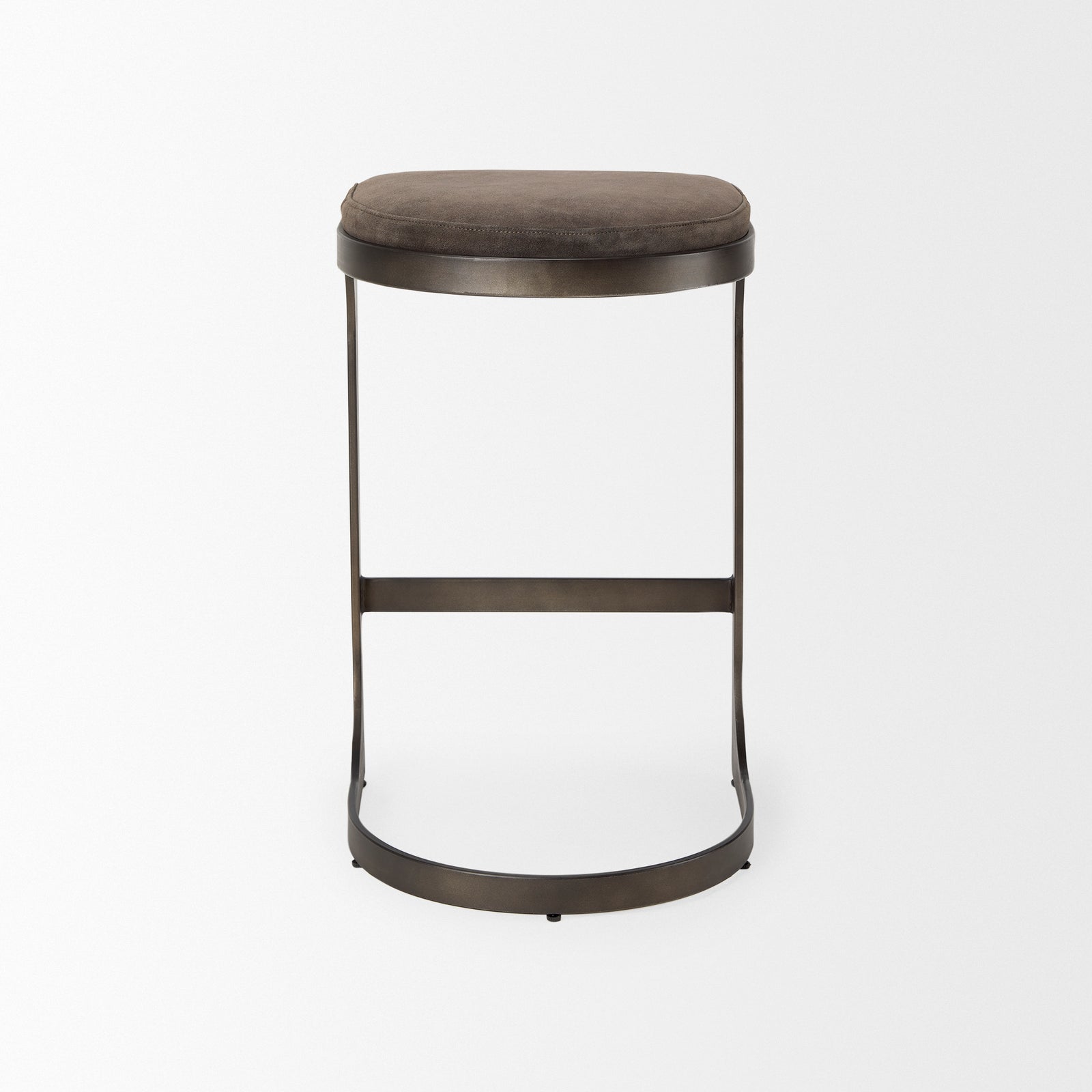 Tyson Counter/Bar Stool- Grey Suede