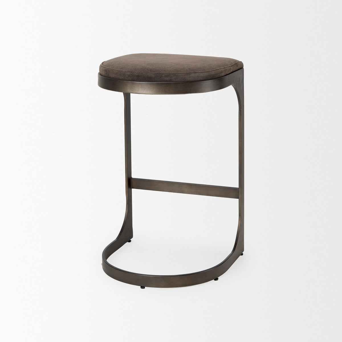 Tyson Counter/Bar Stool- Grey Suede