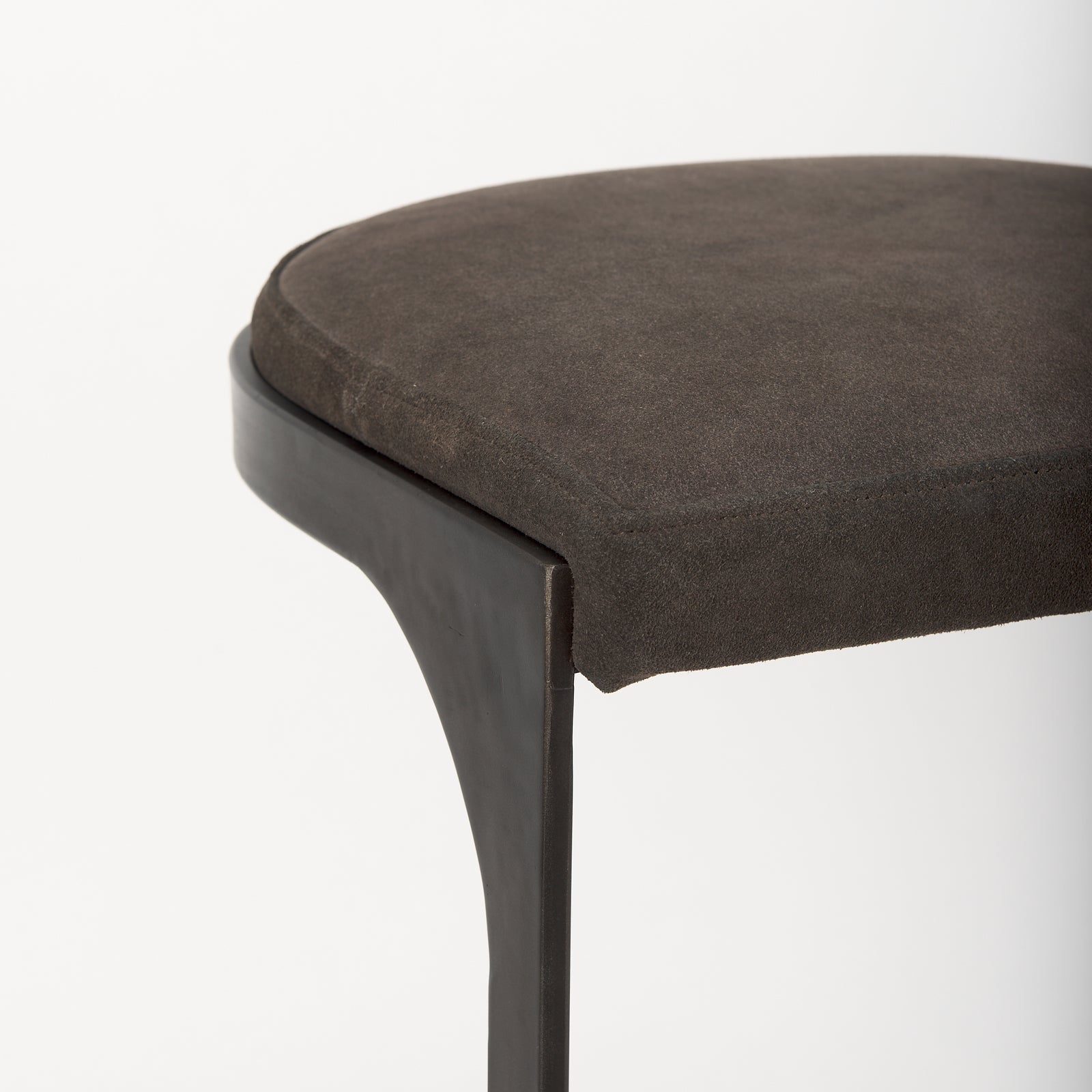 Tyson Counter/Bar Stool- Grey Suede